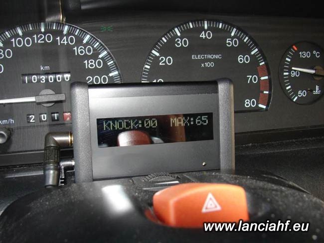 Lancia delta ignition advance monitoring
